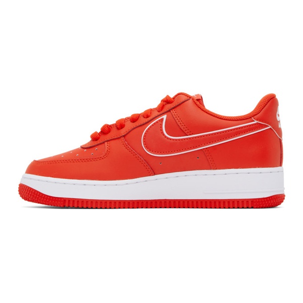 나이키 Nike Red Air Force 1 07 Sneakers 231011M237137