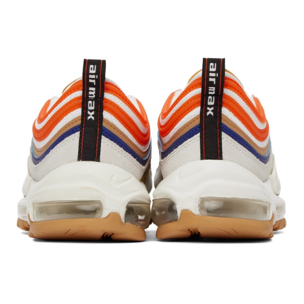나이키 Nike White & Orange Air Max 97 SE Sneakers 231011M237143