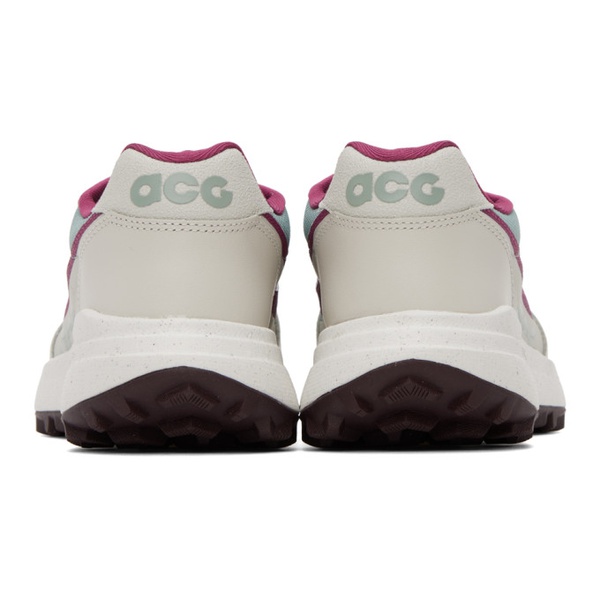 나이키 Nike Gray & Purple ACG Lowcate Sneakers 231011M237206