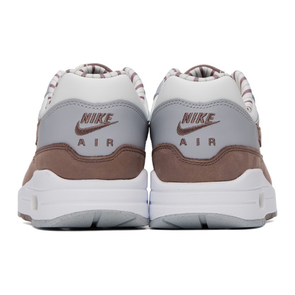 나이키 Nike White & Gray Air Max 1 Shima Shima Sneakers 231011M237288
