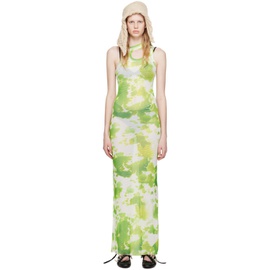 오토링거 Ottolinger SSENSE Exclusive Green Maxi Dress 231016F055014