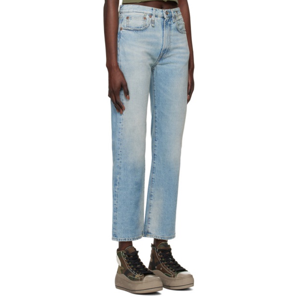  알썰틴 R13 Blue Courtney Slim Jeans 231021F069023