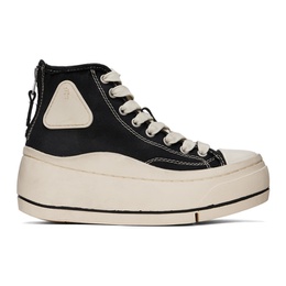알썰틴 R13 Black Kurt Sneakers 231021F127001