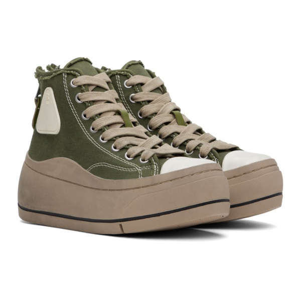  알썰틴 R13 Green Kurt Sneakers 231021F127005