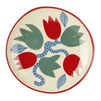 Laetitia Rouget 오프화이트 Off-White & Red Tulip F루이 RUIT Platter 231082M611002