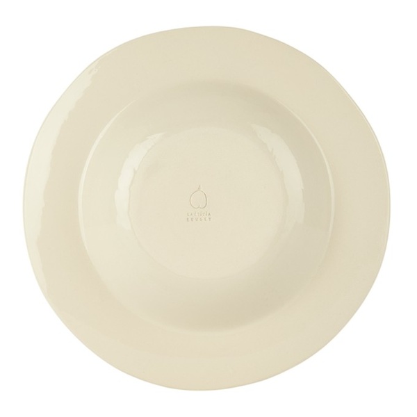  Laetitia Rouget Red & 오프화이트 Off-White Tulip Dinner Plate 231082M798008