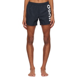 휴고 Hugo Navy Quick-Drying Swim Shorts 231084M208001