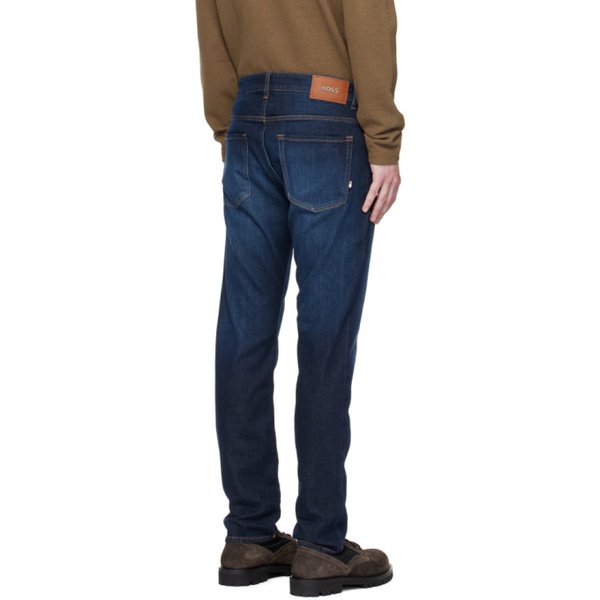  BOSS Navy Slim-Fit Jeans 231085M186016