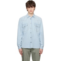 BOSS Blue Relaxed-Fit Denim Shirt 231085M192020
