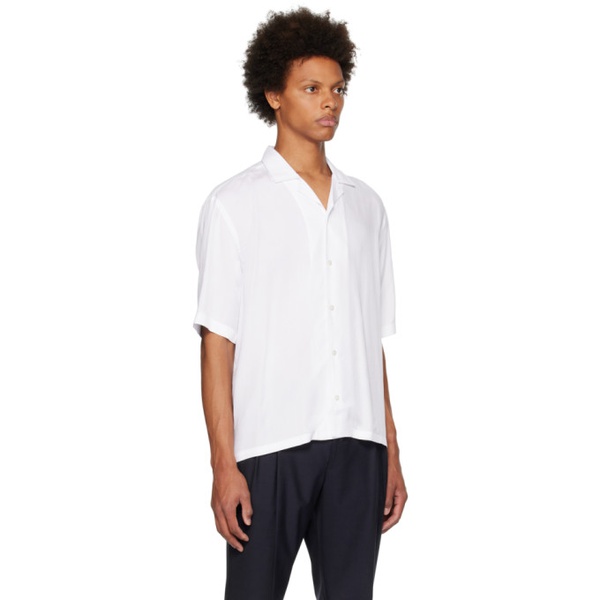  BOSS White Regular-Fit Shirt 231085M192025