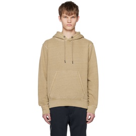 BOSS Tan Relaxed-Fit Hoodie 231085M202035