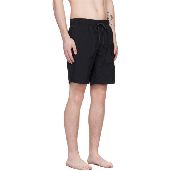  BOSS Black Embroidered Swim Shorts 231085M208010