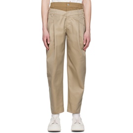 펑첸왕 Feng Chen Wang SSENSE Exclusive Khaki Trousers 231107M191023