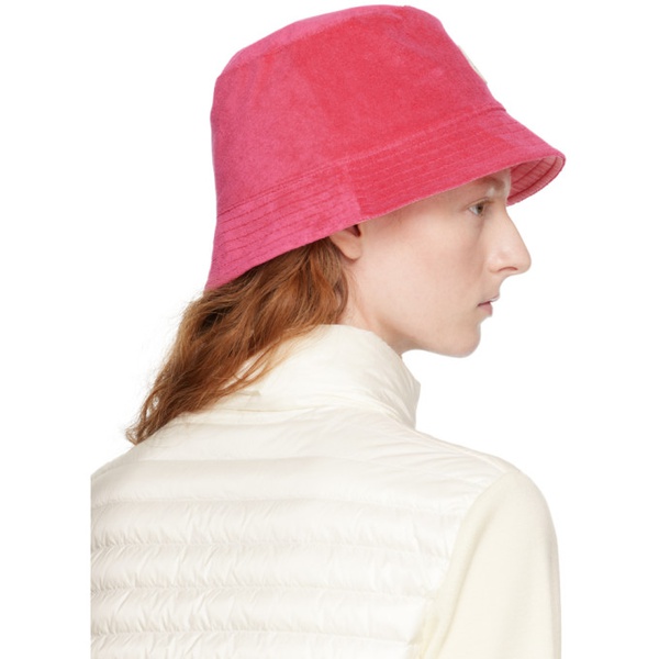 몽클레어 몽클레어 Moncler Reversible Pink Bucket Hat 231111F015017