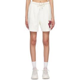 몽클레어 Moncler White Oversized Shorts 231111F088003