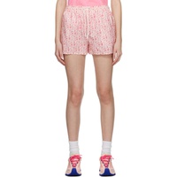 몽클레어 Moncler Pink Printed Shorts 231111F088022