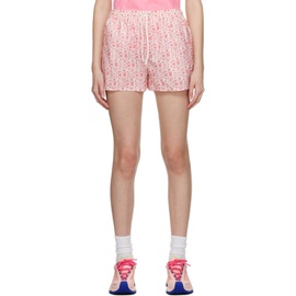 몽클레어 Moncler Pink Printed Shorts 231111F088022