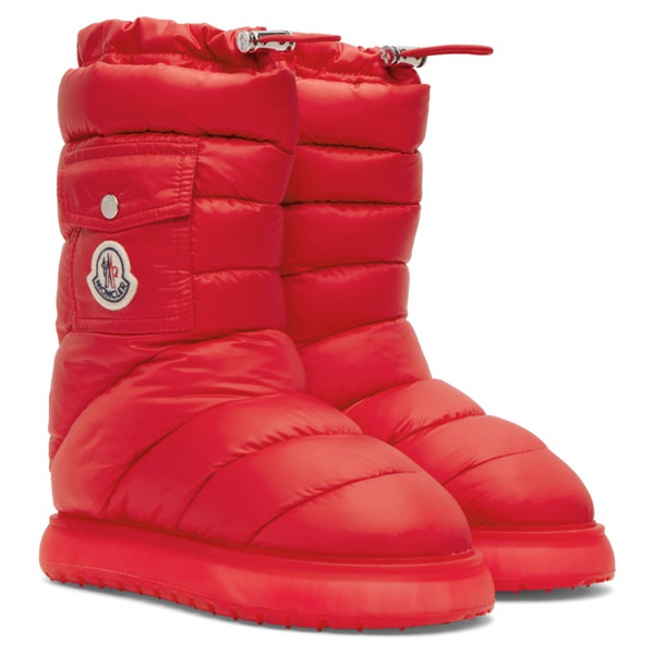 몽클레어 몽클레어 Moncler Red Gaia Pocket Down Boots 231111F114003