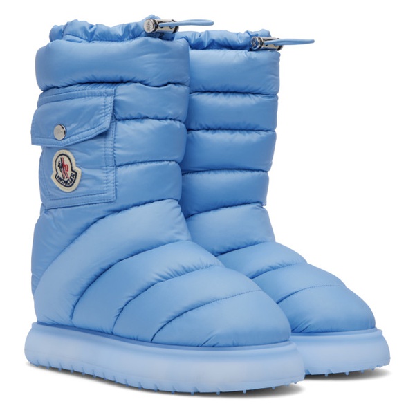 몽클레어 몽클레어 Moncler Blue Gaia Pocket Down Boots 231111F114006