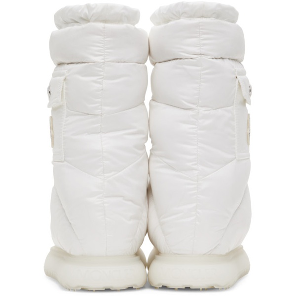 몽클레어 몽클레어 Moncler White Gaia Pocket Boots 231111F114008