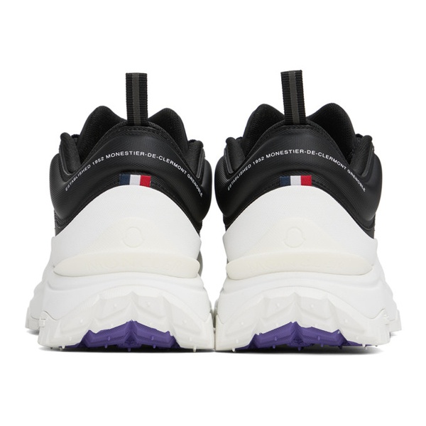 몽클레어 몽클레어 Moncler SSENSE Exclusive Black & White Trailgrip Lite Sneakers 231111F128005
