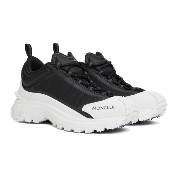 몽클레어 몽클레어 Moncler SSENSE Exclusive Black & White Trailgrip Lite Sneakers 231111F128005