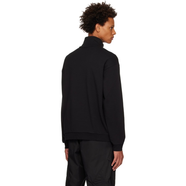 몽클레어 몽클레어 Moncler Black Half-Zip Sweatshirt 231111M202015