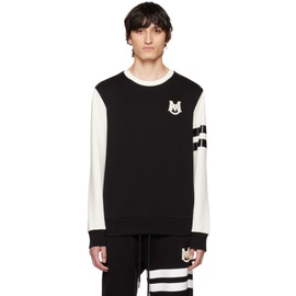 몽클레어 Moncler Black & White Monogram Sweatshirt 231111M204010