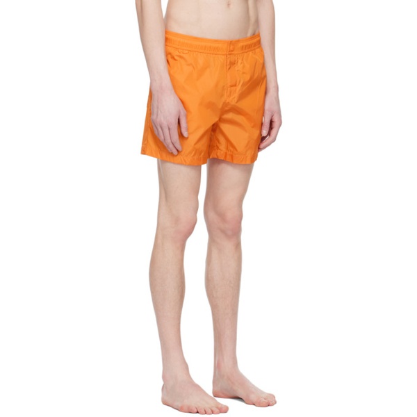 몽클레어 몽클레어 Moncler Orange Drawstring Swim Shorts 231111M208006