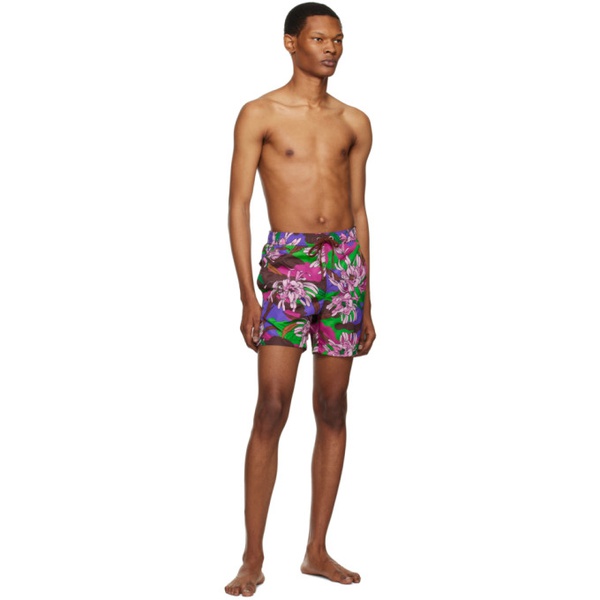 몽클레어 몽클레어 Moncler Multicolor Printed Swim Shorts 231111M208008