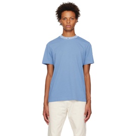 몽클레어 Moncler Blue Garment-Washed T-Shirt 231111M213044