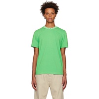 몽클레어 Moncler Green Garment-Washed T-Shirt 231111M213045