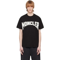 몽클레어 Moncler Black Printed T-Shirt 231111M213084