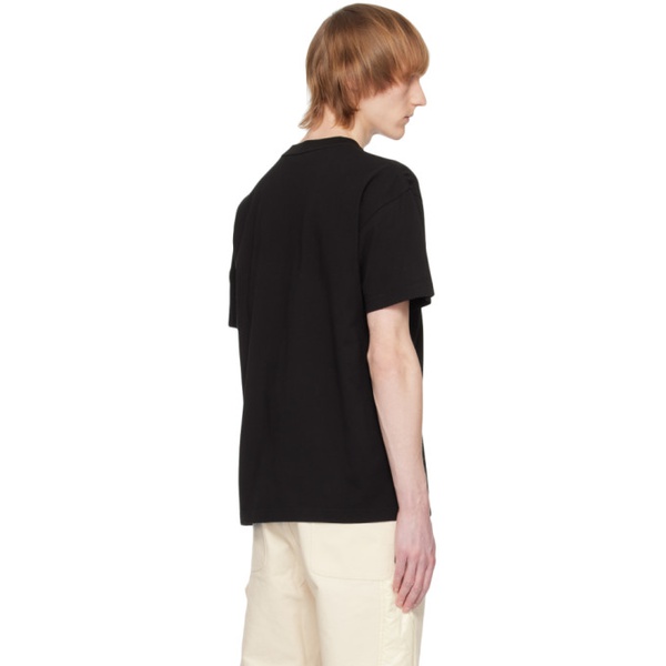 몽클레어 몽클레어 Moncler Black Printed T-Shirt 231111M213087