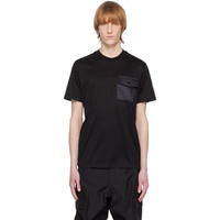 몽클레어 Moncler Black Crewneck T-Shirt 231111M213096