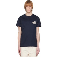 몽클레어 Moncler Navy Crewneck T-Shirt 231111M213100