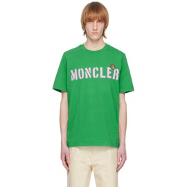 몽클레어 Moncler Green Printed T-Shirt 231111M213105