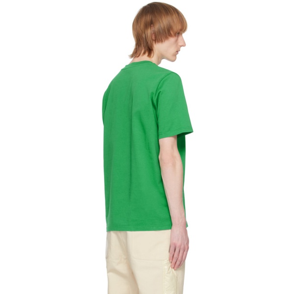 몽클레어 몽클레어 Moncler Green Printed T-Shirt 231111M213105