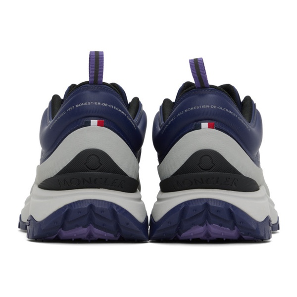 몽클레어 몽클레어 Moncler Navy & Gray Trailgrip Lite Sneakers 231111M237011