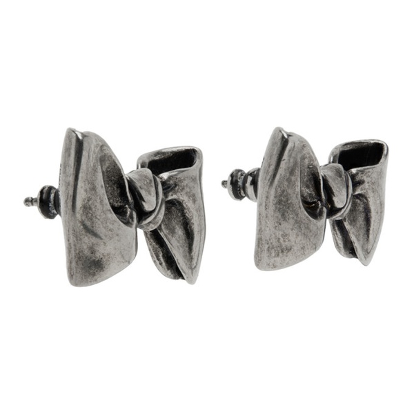 아크네스튜디오 아크네 스튜디오 Acne Studios Silver Karen Kilimnik 에디트 Edition Bow Earrings 231129F022001