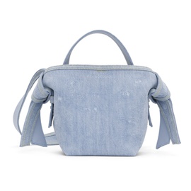 아크네 스튜디오 Acne Studios Blue Mini Musubi Shoulder Bag 231129F048022