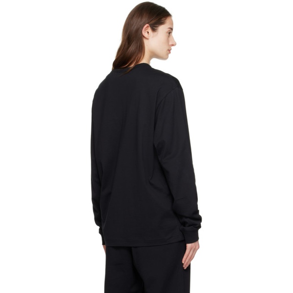 아크네스튜디오 아크네 스튜디오 Acne Studios Black Patch Long Sleeve T-Shirt 231129F110009
