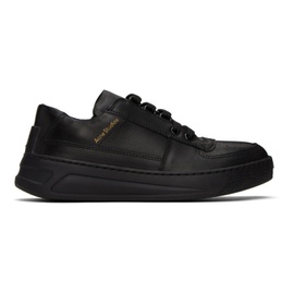 아크네 스튜디오 Acne Studios Black Perforated Sneakers 231129F128004