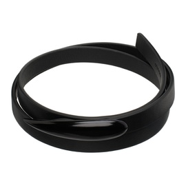 아크네 스튜디오 Acne Studios Black Nail Leather Bracelet 231129M142004