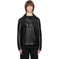 아크네 스튜디오 Acne Studios Black Biker Leather Jacket 231129M181005