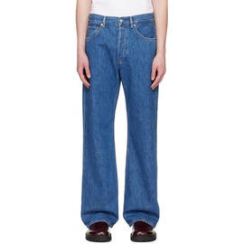 아크네 스튜디오 Acne Studios Blue Loose Fit Jeans 231129M186015