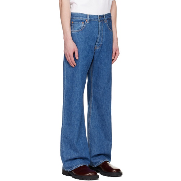 아크네스튜디오 아크네 스튜디오 Acne Studios Blue Loose Fit Jeans 231129M186015