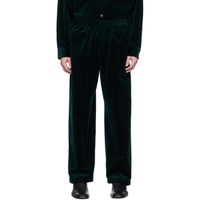 아크네 스튜디오 Acne Studios Green Relaxed-Fit Trousers 231129M191023