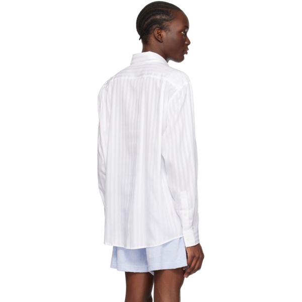 아크네스튜디오 아크네 스튜디오 Acne Studios White Striped Shirt 231129M192040