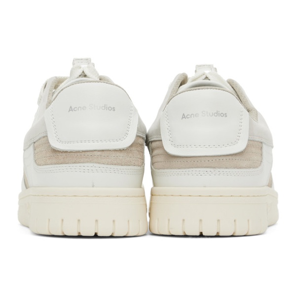 아크네스튜디오 아크네 스튜디오 Acne Studios White & 오프화이트 Off-White Leather Low-Top Sneakers 231129M237000